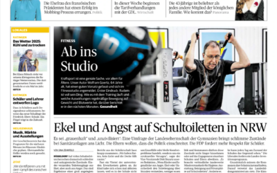 Rheinische Post berichtet über die LE-Umfrage zur „Situation an Schultoiletten“